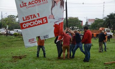 Municipalidad de Ciudad del Este retiró carteles de propaganda política – Diario TNPRESS