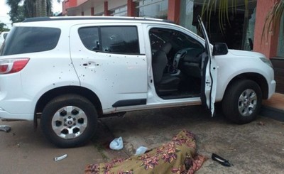 Acribillan a la hija del gobernador de Amambay y a otras tres personas