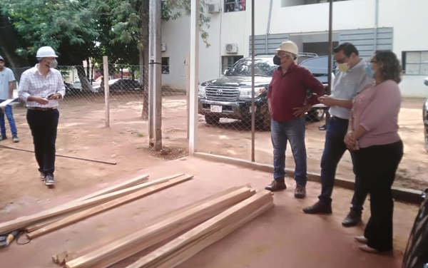 Inician las obras para la Planta Generadora de Oxígeno en el Hospital de Coronel Oviedo - Noticiero Paraguay