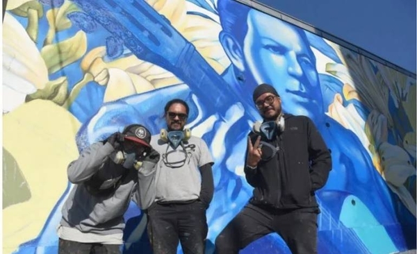 Diario HOY | Inauguración del mural José Asunción Flores