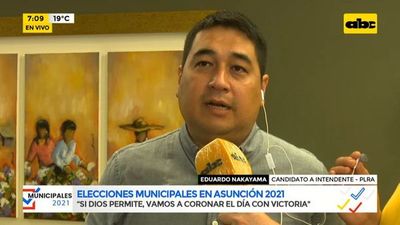 Municipales 2021: Nakayama confía en que coronarán la victoria y que caso “Nenecho Papers” tuvo impacto en indecisos - Notas - ABC Color