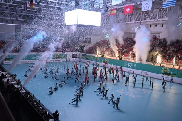 Fiesta completa en el cierre del Mundial de Patinaje Asunción 2021