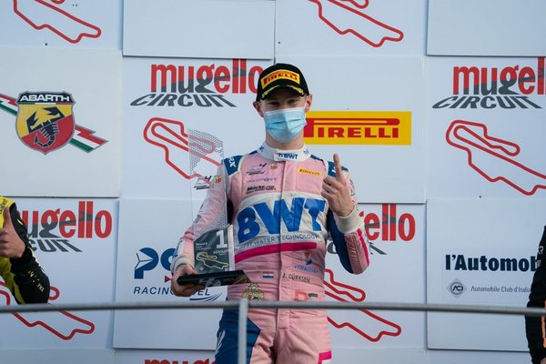 F4: Joshua Duerksen conquistó su segunda carrera en Mugello