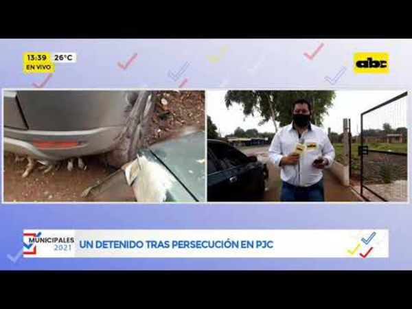 Un detenido tras persecución en PJC - ABC Noticias - ABC Color