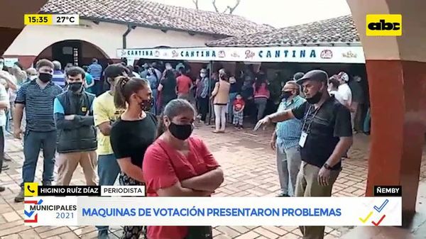Maquinas de votación presentaron problemas - ABC Noticias - ABC Color