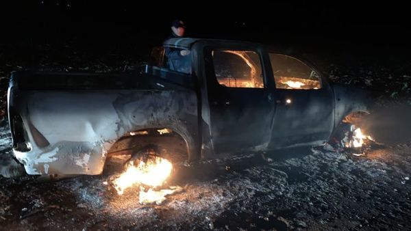 Hallan camioneta que habría sido usada en el atentado en Pedro Juan Caballero