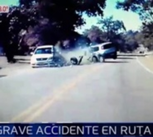 Captan violento choque sobre Ruta 1 - Paraguay.com