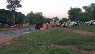 Bombera pierde la vida en fatal accidente en Quiindy