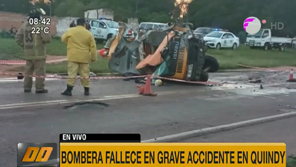Quiindy: Capitana de compañía del CVBP fallece en grave accidente