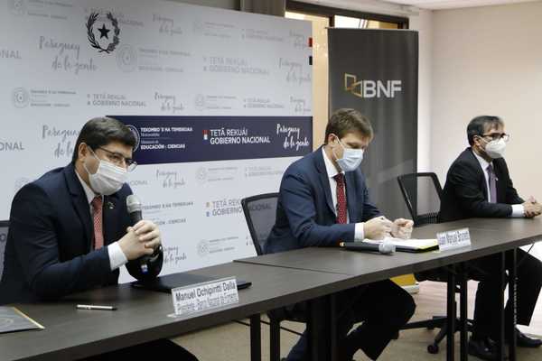 BNF firma convenio para comprar deudas de docentes y funcionarios del MEC - .::Agencia IP::.