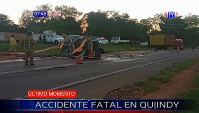 Capitana de bomberos muere en accidente en Quiindy