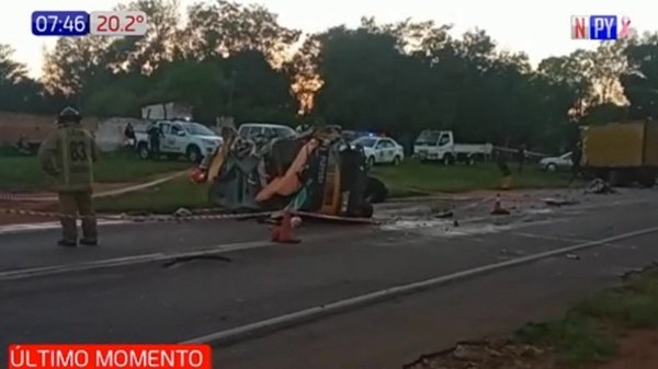 Fallece Capitana de bomberos en fatal accidente en Quiindy