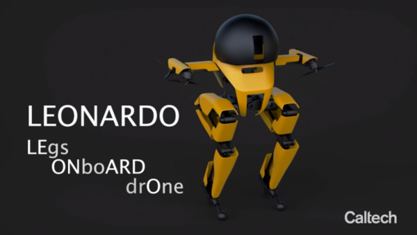 Leonardo: el primer dron que vuela y camina