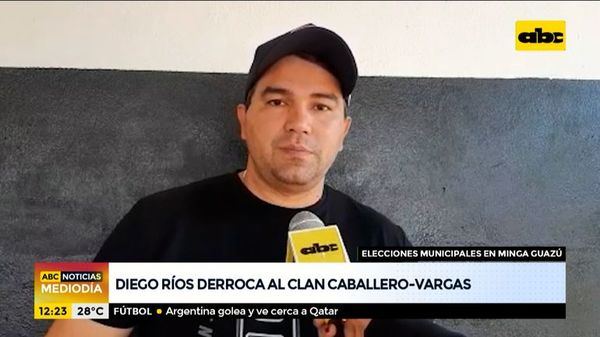 Diego Ríos derroca al clan Caballero Vargas en Minga Guazú - ABC Noticias - ABC Color