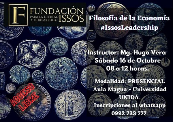 Fundación ISSOS invita al curso de «Filosofía Económica»