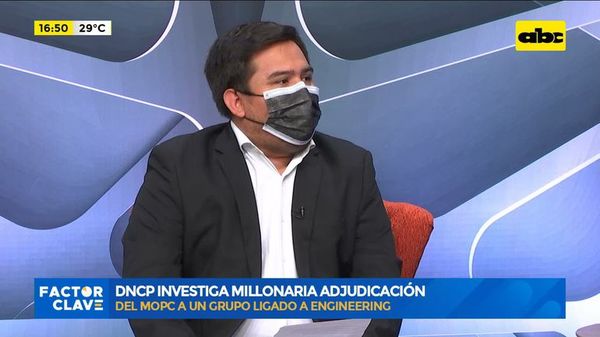 DNCP investiga millonaria adjudicación - Factor Clave - ABC Color