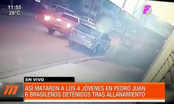 Así mataron a los 4 jóvenes en Pedro Juan Caballero | Telefuturo