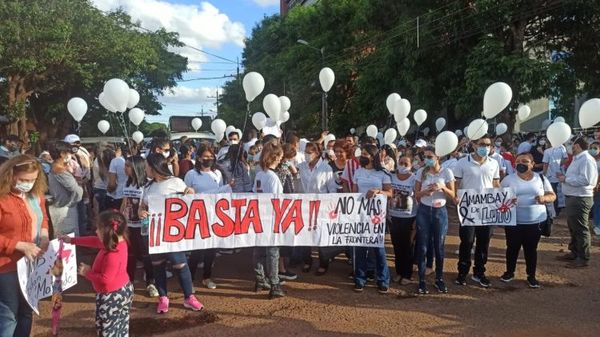 Marchan por la Paz en Pedro Juan