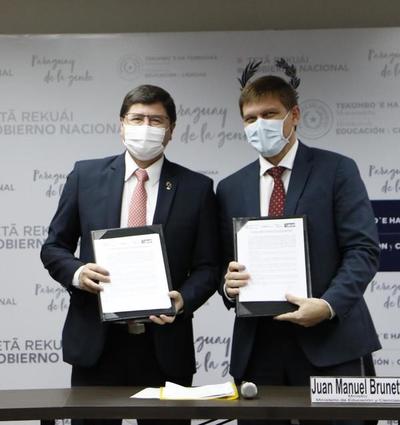 BNF firma convenio para comprar deudas de docentes y funcionarios del MEC - ADN Digital