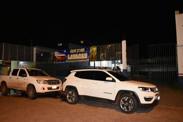 Allanan un lavadero en PJC en busca de matones - Nacionales - ABC Color