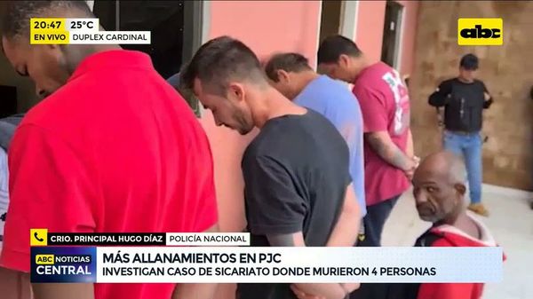 Más allanamientos en PJC - ABC Noticias - ABC Color