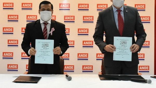 Itaipú da a la ANDE USD 9,7 millones para mejorar servicio