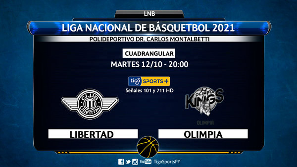 Libertad y Olimpia Kings vuelven a citarse para cumplir con lo pendiente