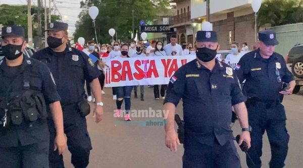 Ciudadanía de Pedro Juan sale a las calles a pedir que pare la violencia