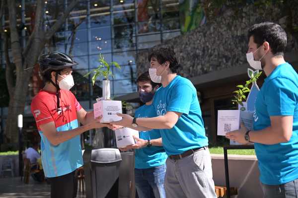 Campaña de concienciación medioambiental "#Somos H2O" cerró con delivery de arbolitos y música - .::Agencia IP::.