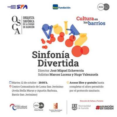 OSCA prosigue con el ciclo Cultura en los Barrios “Sinfonía Divertida” - .::Agencia IP::.