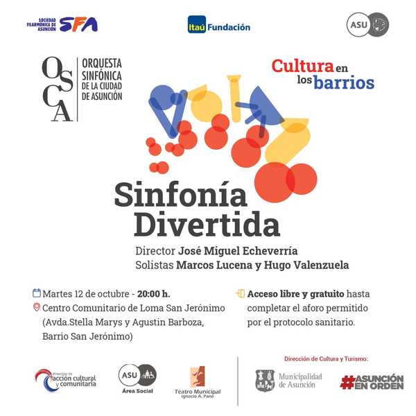 OSCA prosigue con el ciclo Cultura en los Barrios “Sinfonía Divertida” - .::Agencia IP::.