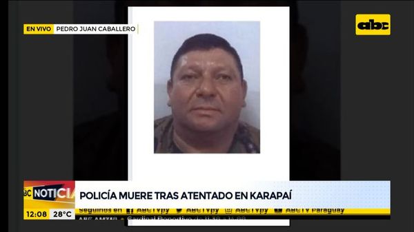 Policía muere tras atentado en Karapaí - ABC Noticias - ABC Color