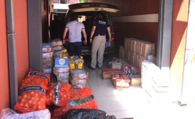 Conductor de minibús es detenido con mercadería de contrabando