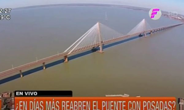 ¿En días más reabren el puente con Posadas? | Telefuturo