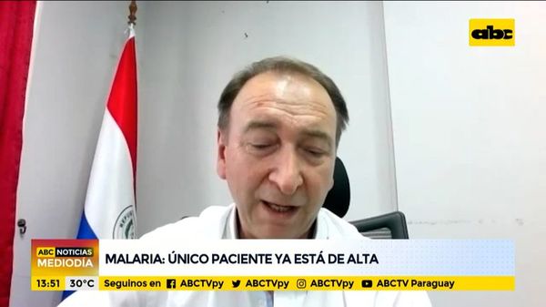 Único paciente con malaria ya está de alta - ABC Noticias - ABC Color