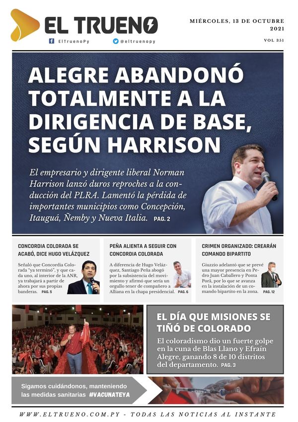 E-paper 13 de octubre 2021 - El Trueno