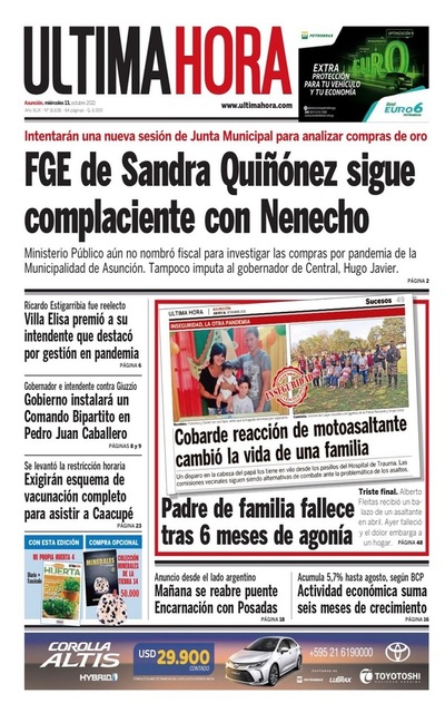 Portadas de este miércoles 13 de octubre de 2021