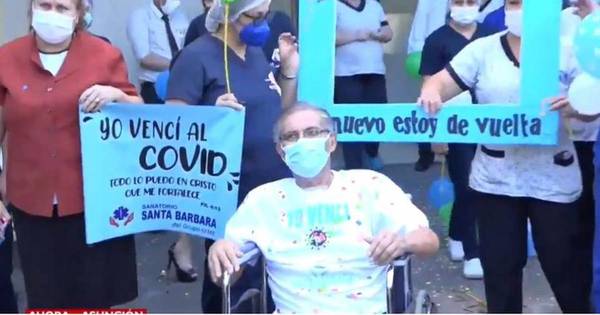 La Nación / Don Hugo luchó 104 días contra el COVID-19 y ganó, fue el último paciente dado de alta