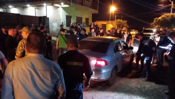 Acribillan a policía dentro de su vehículo en Pedro Juan Caballero