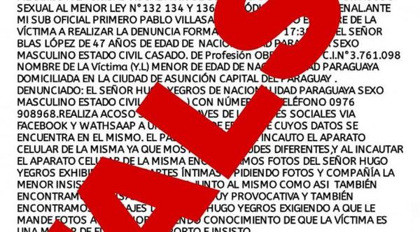Utilizan nombre e imagen de comisario para acoso a menor, denuncian – Prensa 5