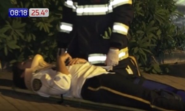 Accidente de transito deja dos heridos en Asunción | Noticias Paraguay