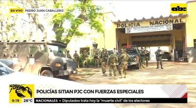 Tras sicariatos, una vez más despliegan un fuerte contingente policial en Amambay - Nacionales - ABC Color