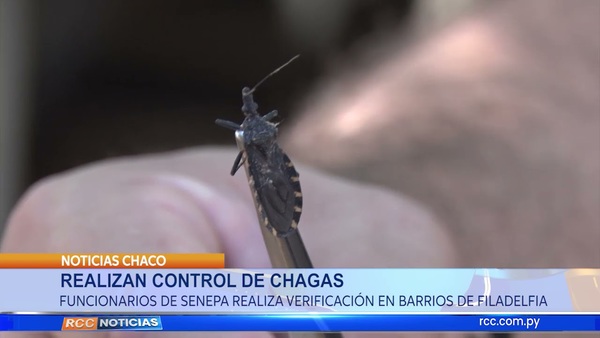 Realizan Control de Chagas