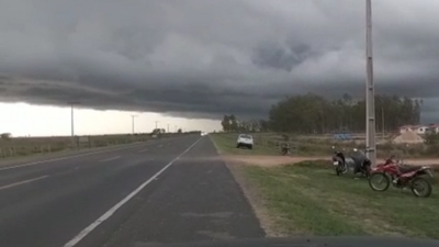 Furioso temporal afecta a varios departamentos del país
