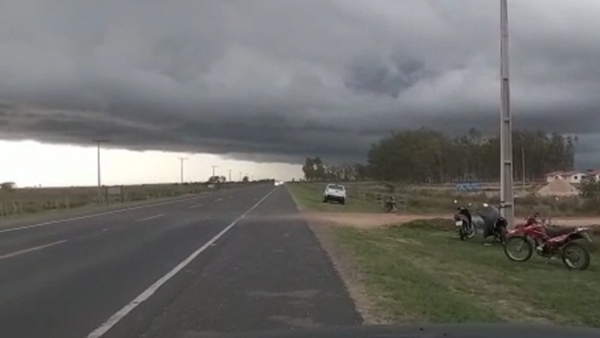 Furioso temporal afecta a varios departamentos del país