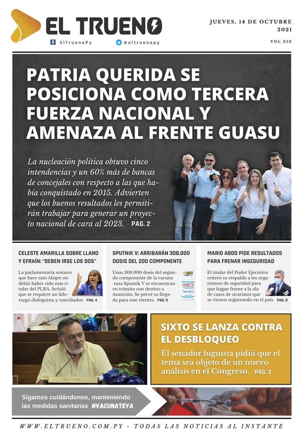 E-paper 14 de octubre 2021 - El Trueno
