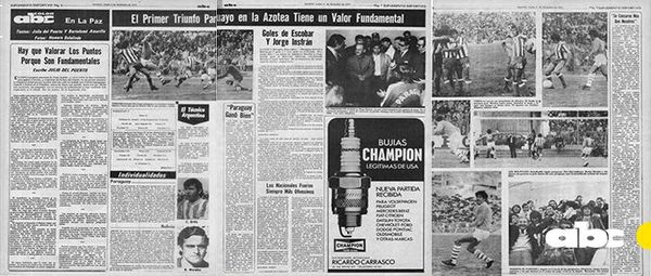El recuerdo de la única victoria de Paraguay en La Paz - Selección Paraguaya - ABC Color