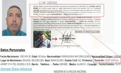 Despachante libanés detenido y luego liberado por agentes de Investigación usa datos falsos – Diario TNPRESS