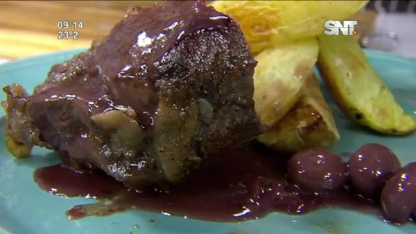 Receta LMCD: Bife de chorizo al vino - SNT