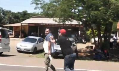 Docente fue agredido durante manifestación – Prensa 5